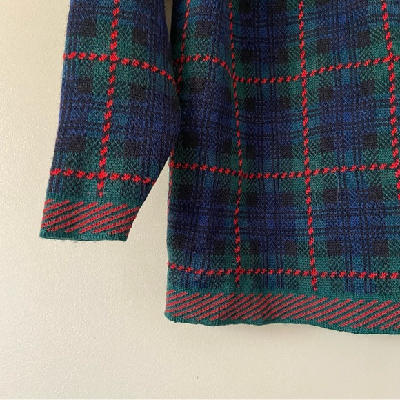 Pendleton• Vintage Wool Tartan Plaid Oversized Fit grampa Cardigan - Picture 5 of 16